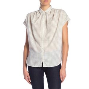 Madewell WIndowpane Print Shirt